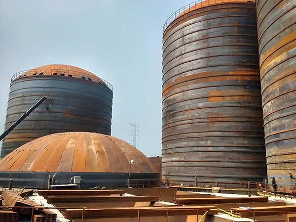 岱岳焦粉钢板仓